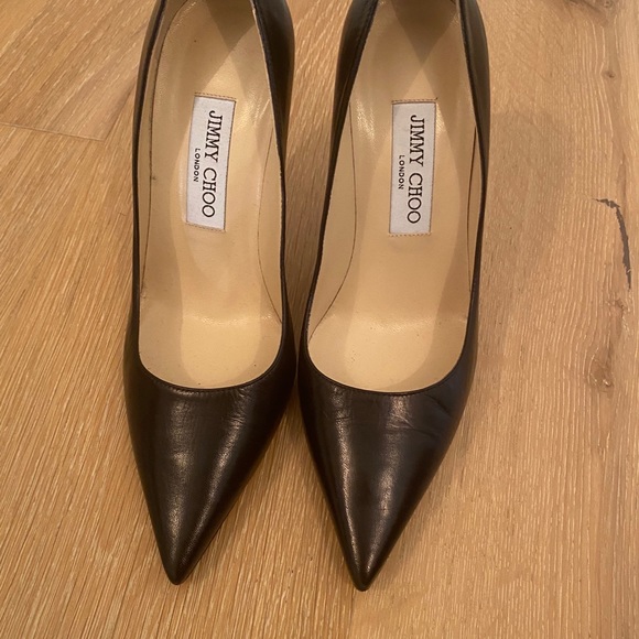 Jimmy Choo Romy 100 black leather pumps - Picture 2 of 2